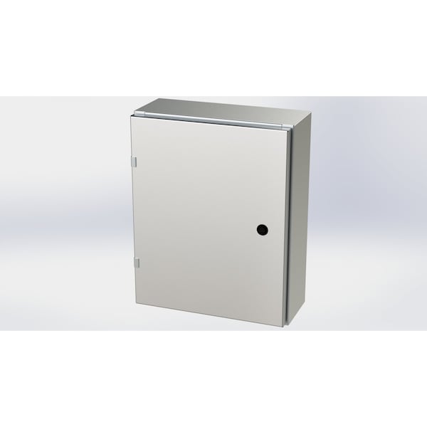 1/4 Turn Latch Electrical Enclosures, 20 in H, 6 in D, 16 in W, NEMA 3R, 4, 4X, 12, 13